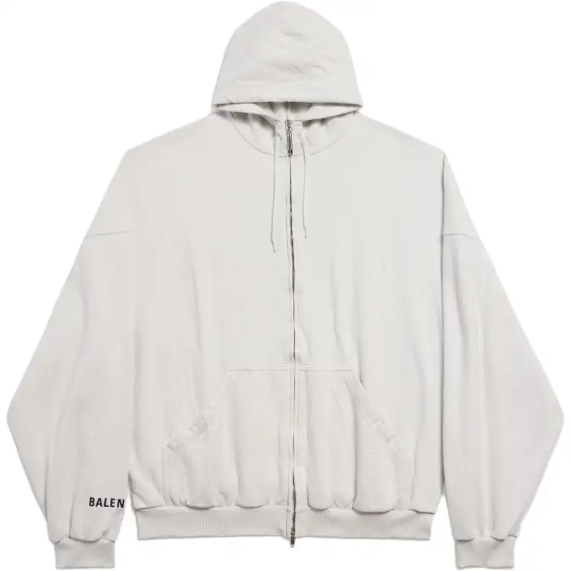 Balenciaga SS25 Sweatshirt Tubas Fit Unisex Gray