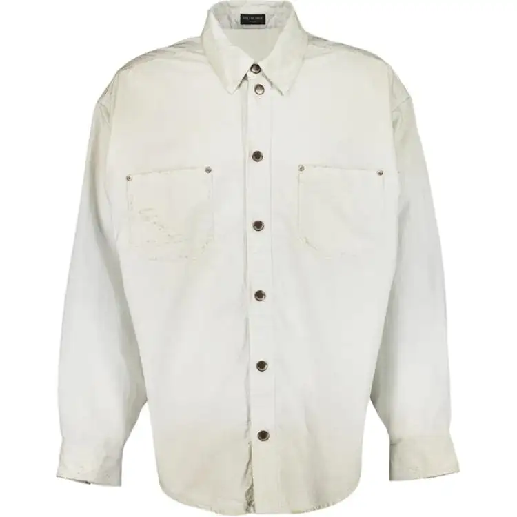 Balenciaga Dirty Effect Workwear Overshirt