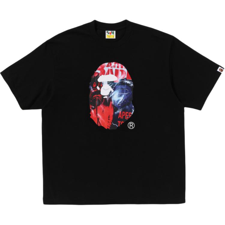 Мужская футболка A BATHING APE SS25 T (черная)