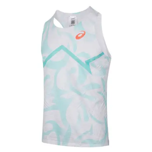 ASICS Tank Top Men's Blue White