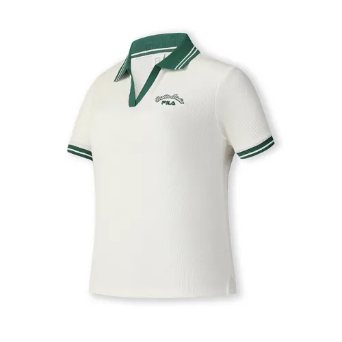 FILA Tennis Polo Shirt Women's Cloud White