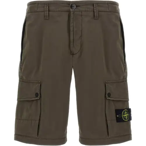 STONE ISLAND Compass Patch Bermuda Shorts