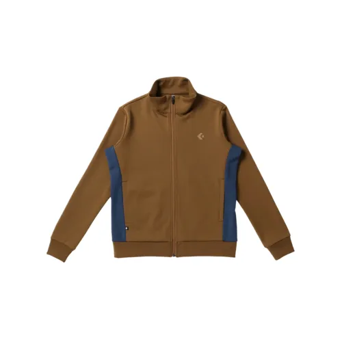 Converse Jackets Women's Brown Stand Collar Moderate Other