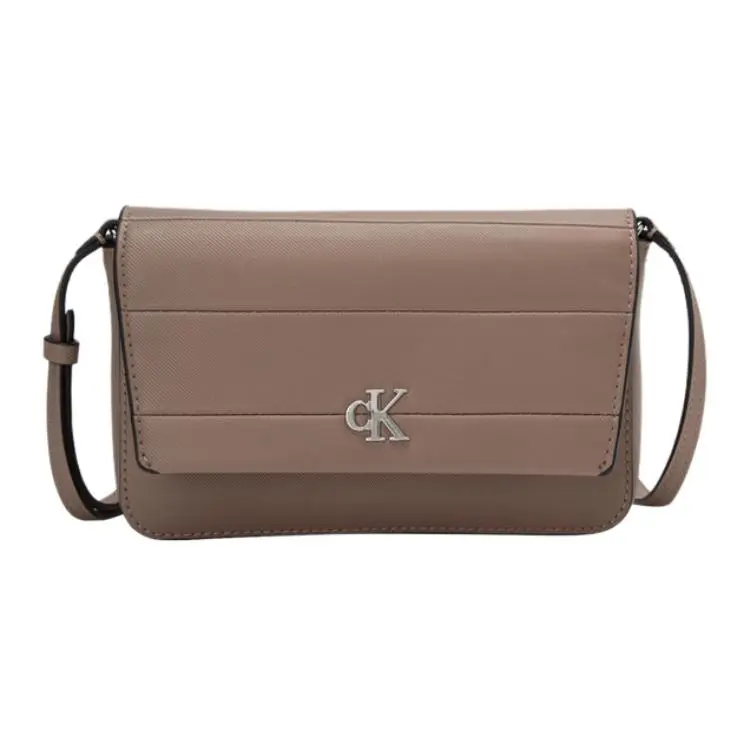 CALVIN KLEIN Synthetic Material Cell Phone Crossbody Bag Small Women's Milk Coffee