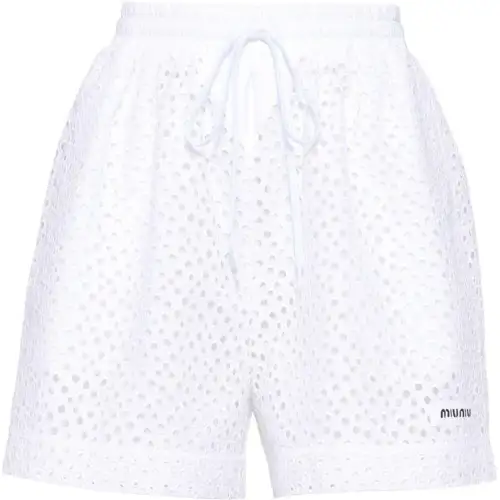 MIU MIU Casual Shorts Women's White Moderate