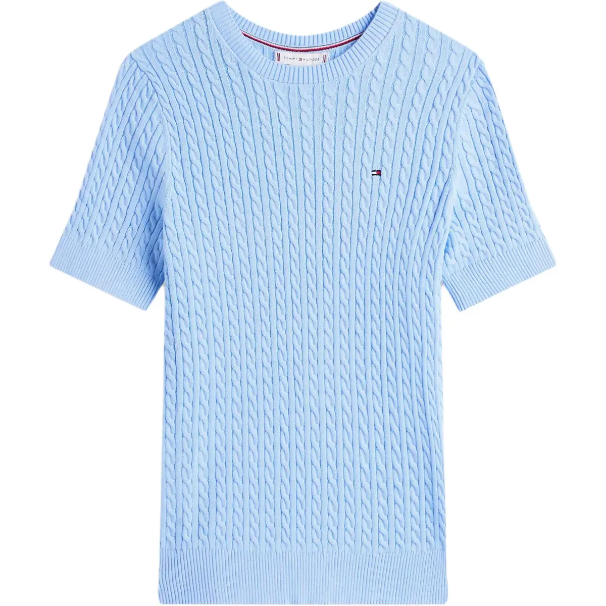 Tommy Hilfiger Sweaters Women's Sky Blue Crew Neck Moderate Other