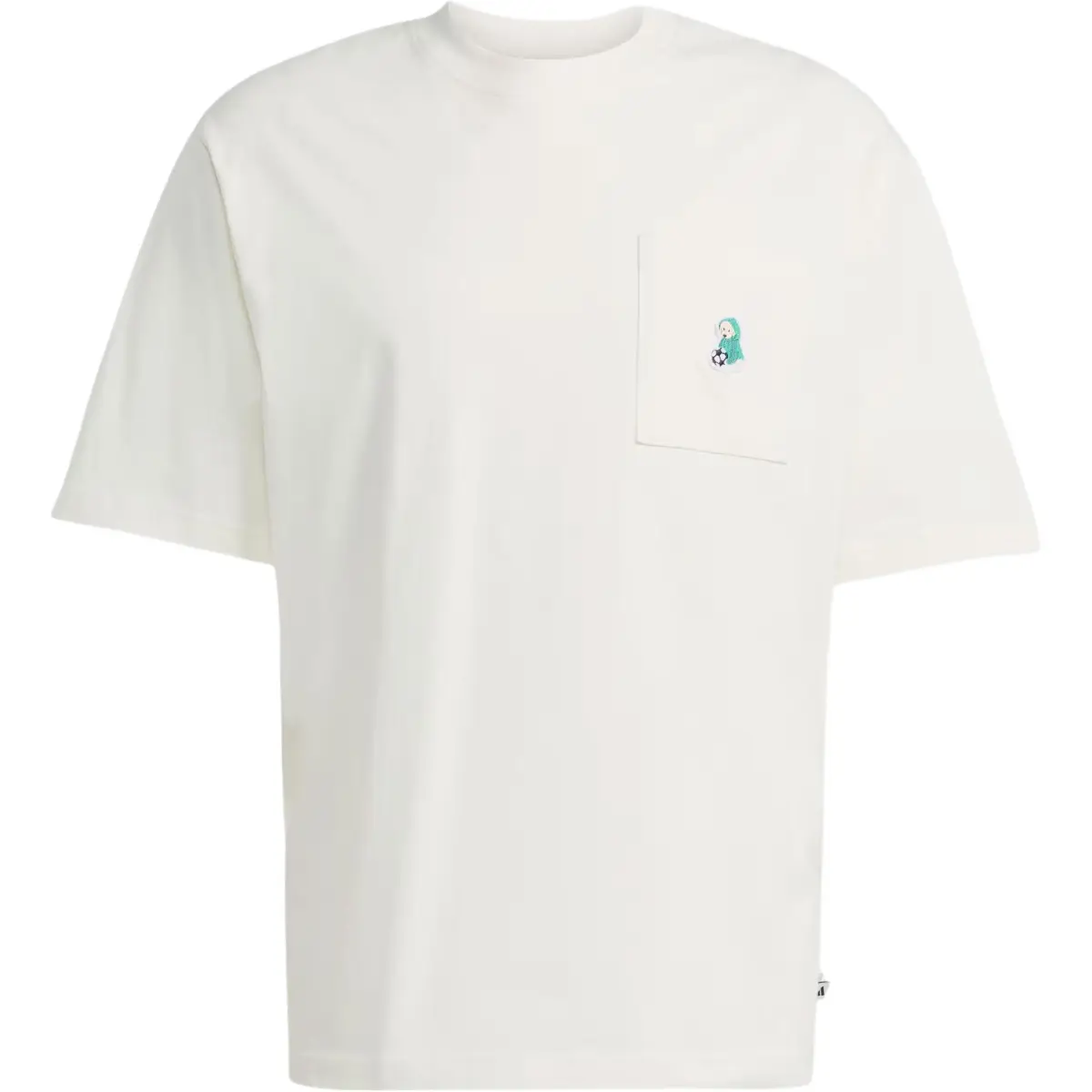 Adidas Free Shipping With AdiClub Dog Soccer Patch Pocket Graphic Tee