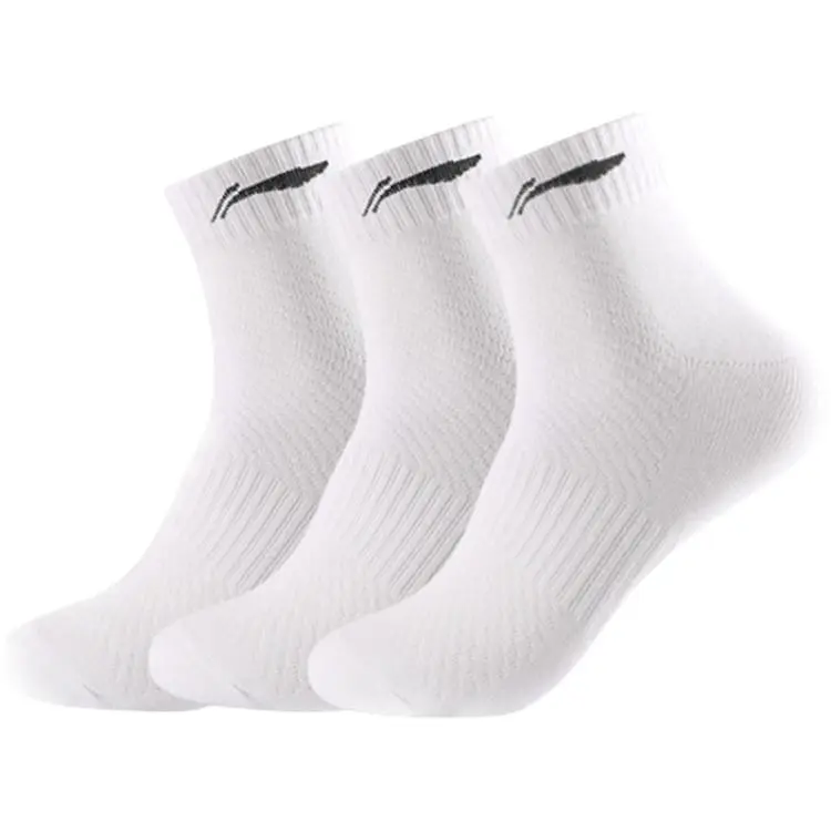 Li Ning Crew Socks Unisex 3 Pack