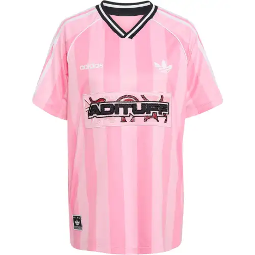 Adidas Originals BEADS JERSEY Soccer Jersey Women's Pink/Light Pink