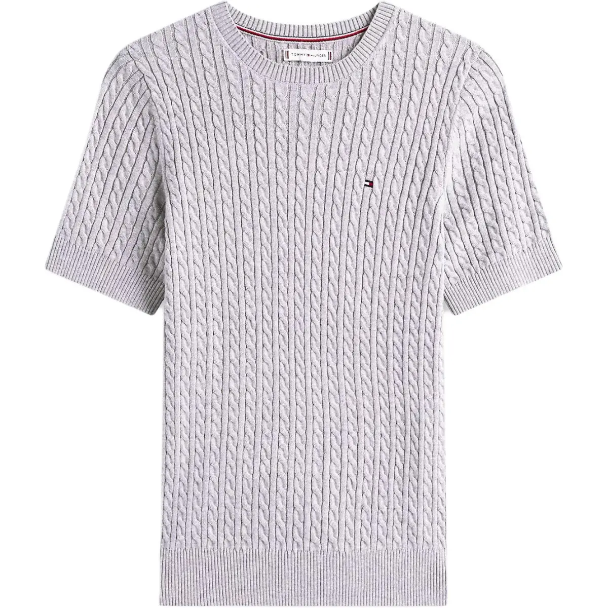Tommy Hilfiger Sweaters Women's Light Gray Crew Neck Moderate Other
