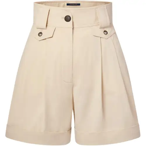 Lv Cuffed Wide Leg Shorts