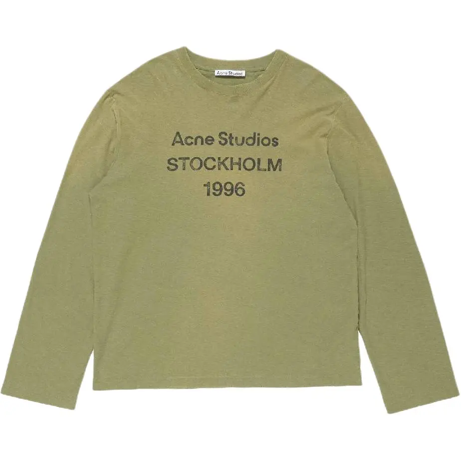 Acne Studios Logo Printed Crewneck T-Shirt