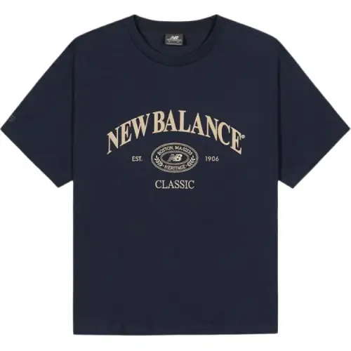 New Balance T Shirt Unisex Marine Blue