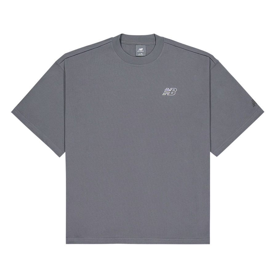 Мужская футболка New Balance NB Grey SS25 (серая)