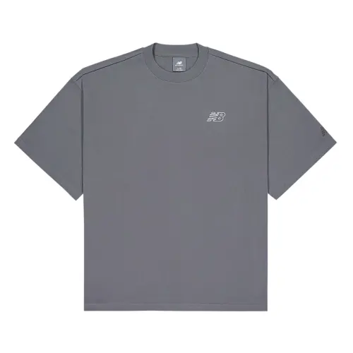New Balance NB Grey SS25 T Shirt Men's Gray