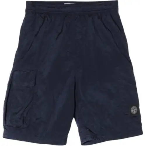 STONE ISLAND Casual Shorts Men's Marine Blue