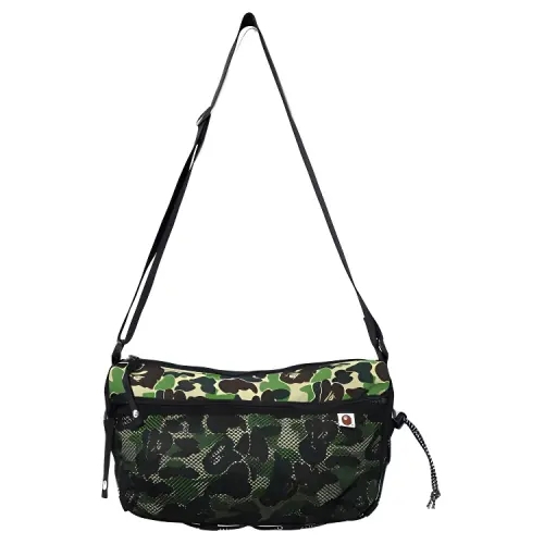 A BATHING APE Bape Multi Pocket Shoulder Bag, Crossbody Bag Unisex Green