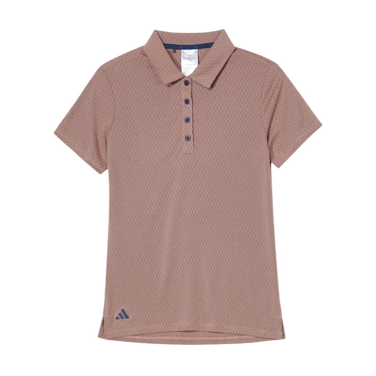 Adidas Polo Shirt Women's Pink Coffee