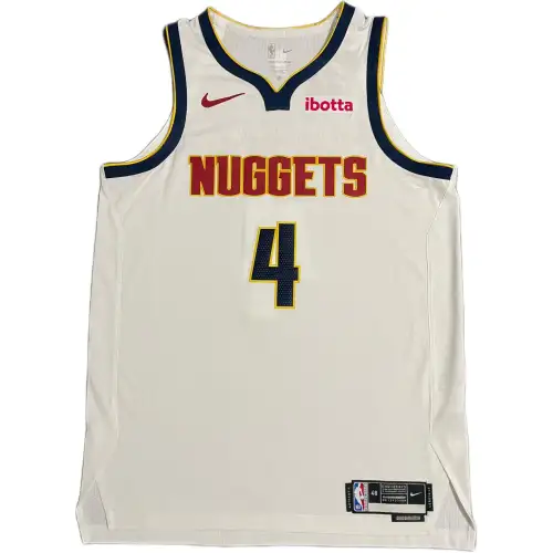 Nike NBA Denver Nuggets 2024/2025 Westbrook No. 4 AU Basketball Vest Men's White