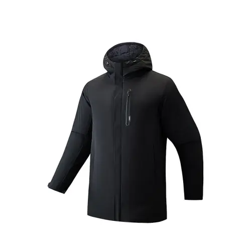 Anta Variety Training Collection Down Jacket Men's Basic Black