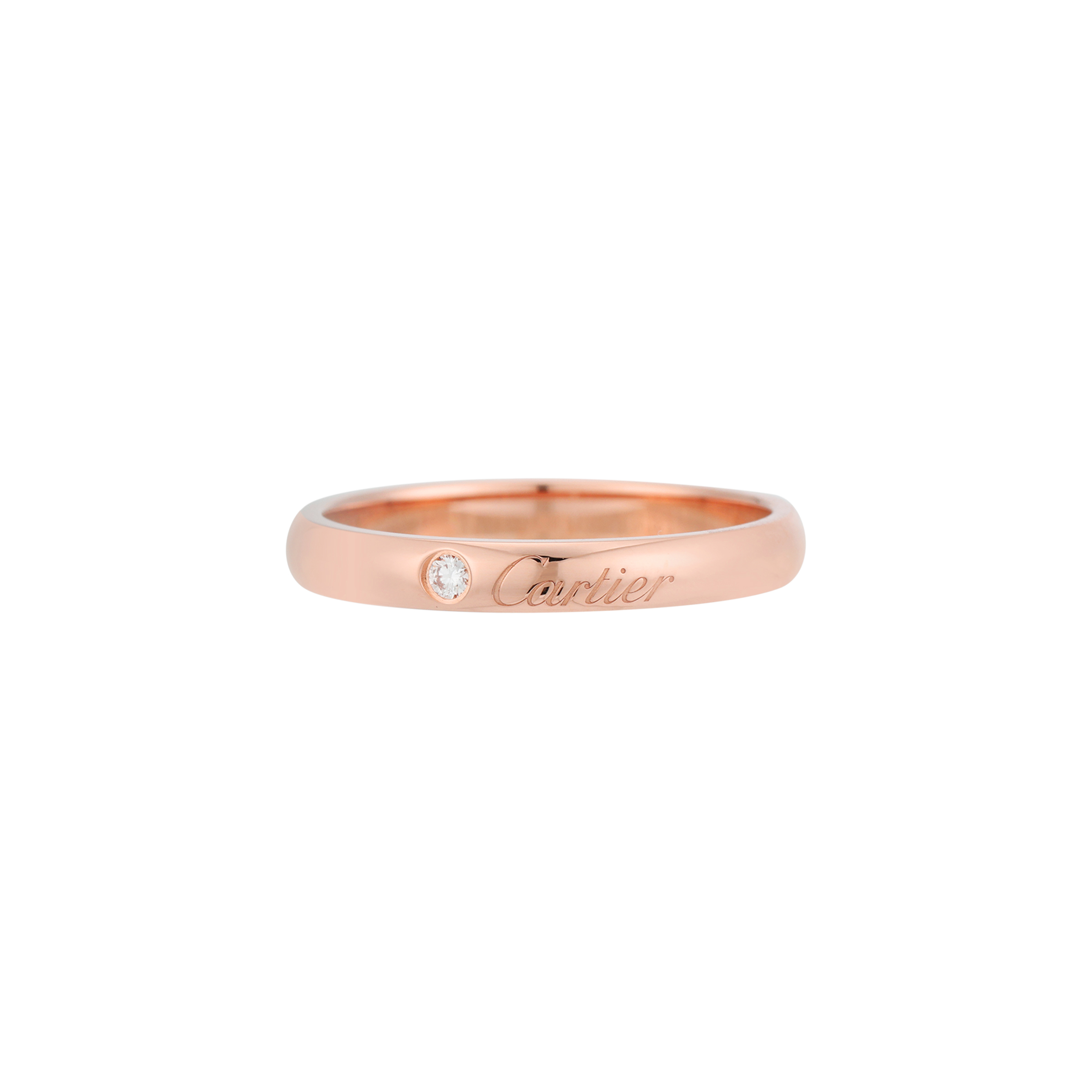 Кольцо Cartier C DE CARTIER (розовое золото) — Розовое золотой — фото 3