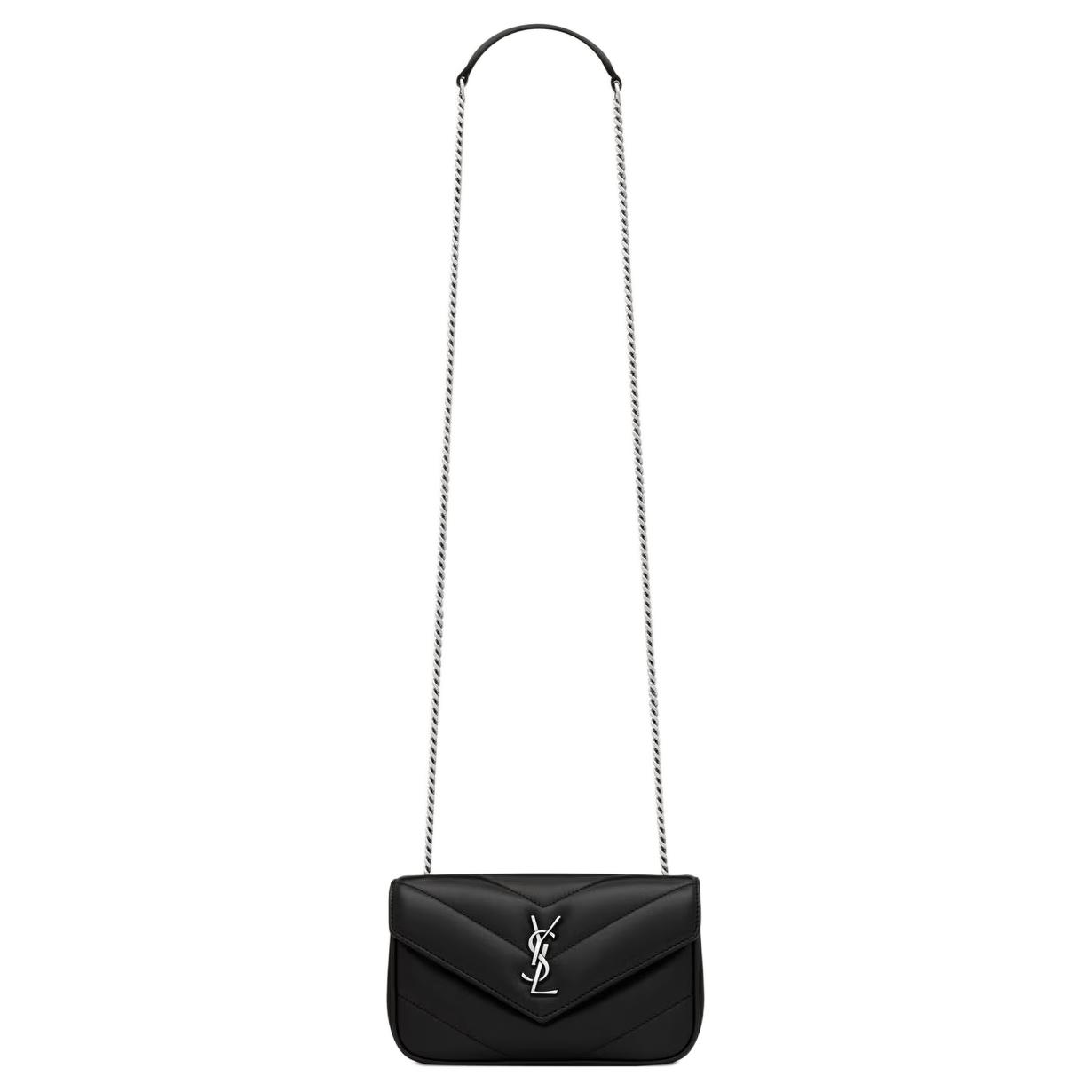 Женская сумка SAINT LAURENT LOULOU (черная)
