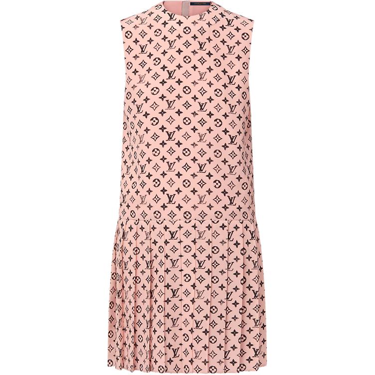 Женское платье Louis Vuitton (розовый)