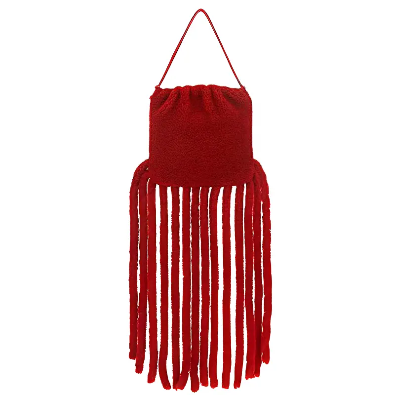 Bottega Veneta Leather Shoulder Bag Women's Red