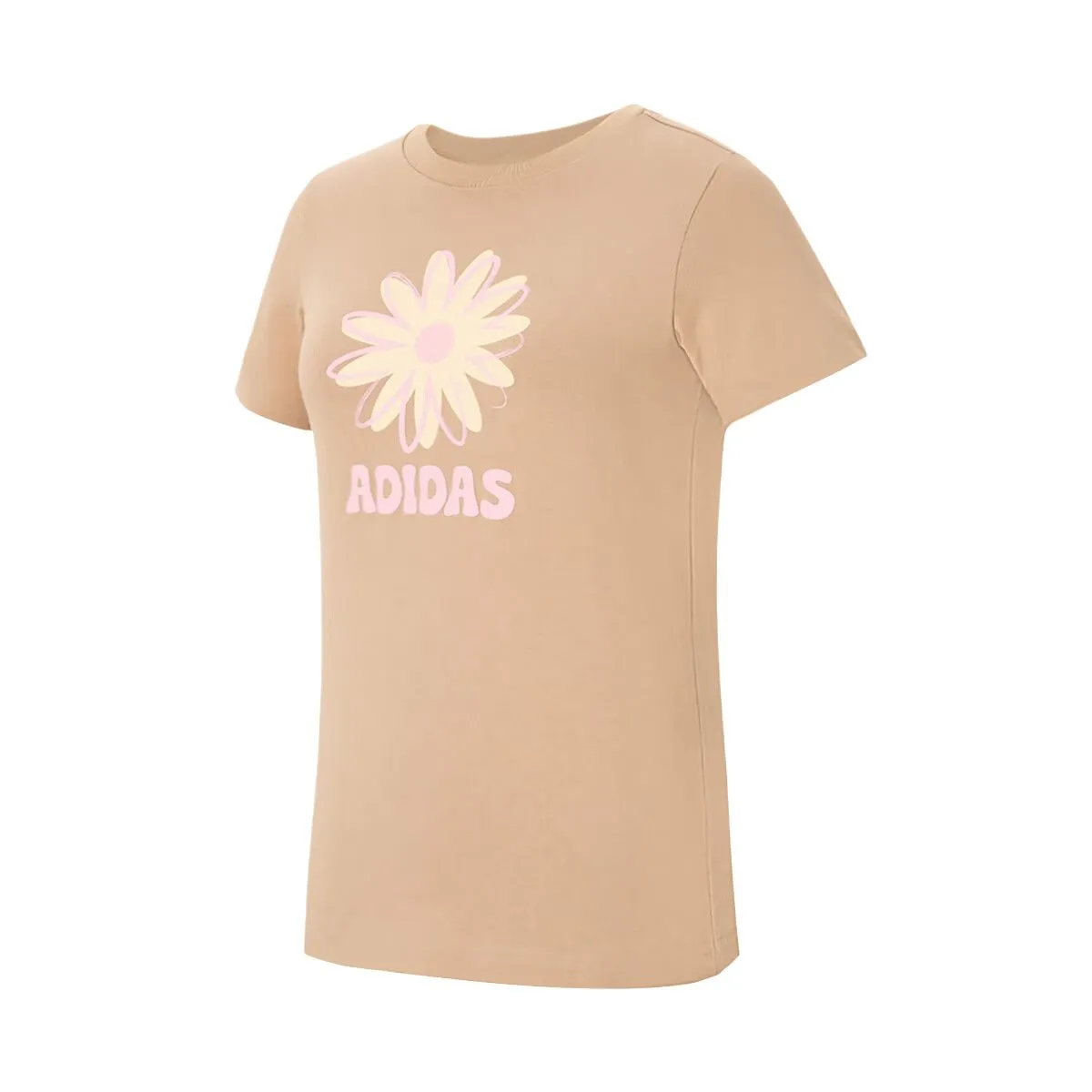 Adidas SS25 T Shirt Women's Warm Sand