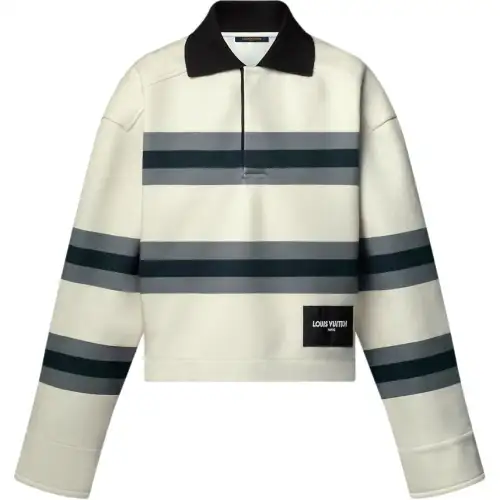 Lv Chunky Stripes Polo Top