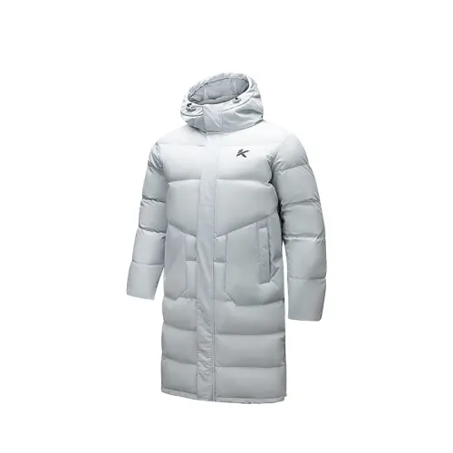 Anta Thompson KT Basketball Down Jacket Men's Cloud Gray