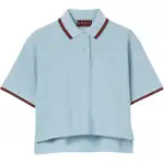 Gucci Cotton piquet polo shirt with Web