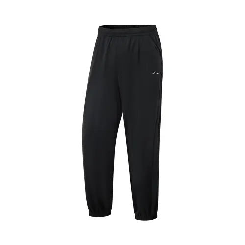 Li Ning Fitness Series Knitted Sweatpants Women's Black