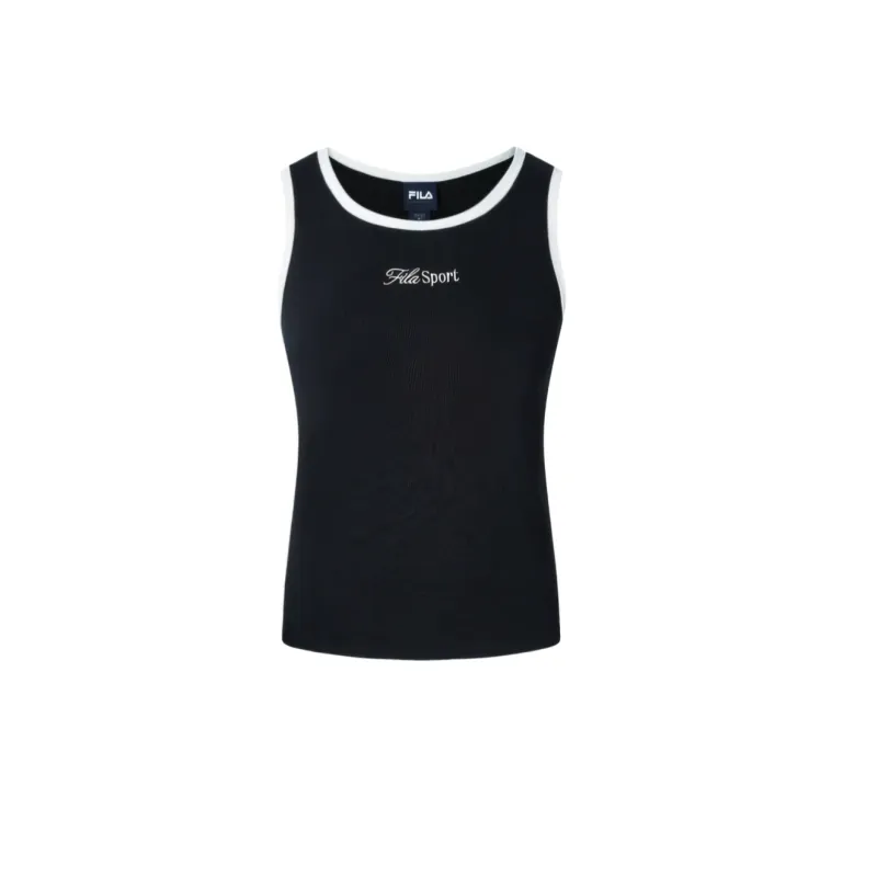 FILA Tank Tops Women's Black Crew Neck Moderate Other