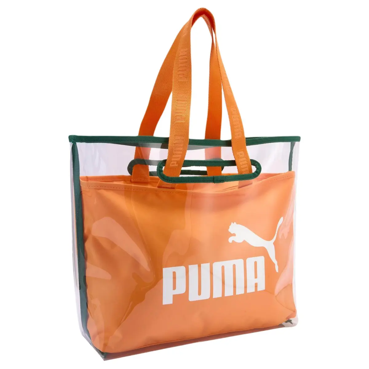 PUMA Pu Handbag Women's Citrus & Dark Green