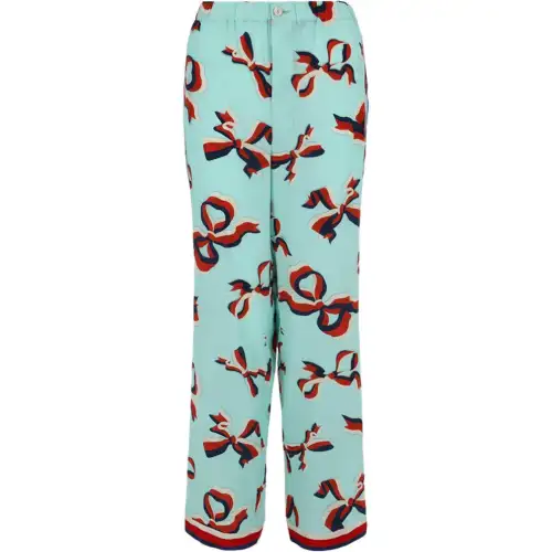 GUCCI Sylvie Web Pants Dark Blue