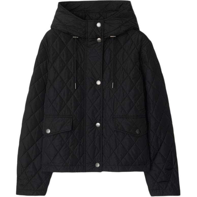 Женская куртка Burberry укороченная (черная)