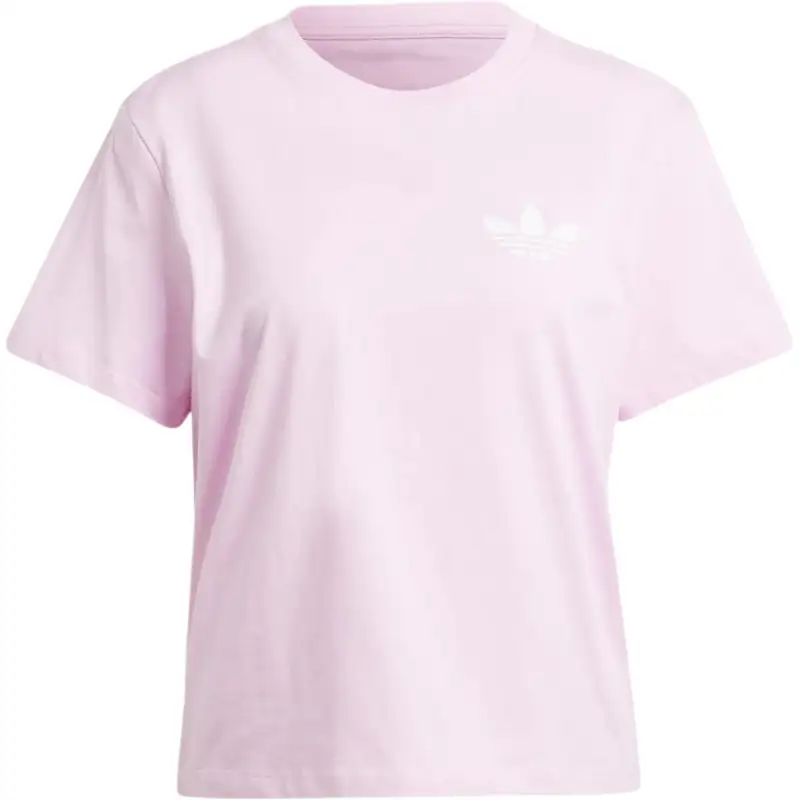 Adidas Women's Multiple Logo T Shirt Orchid Fusion