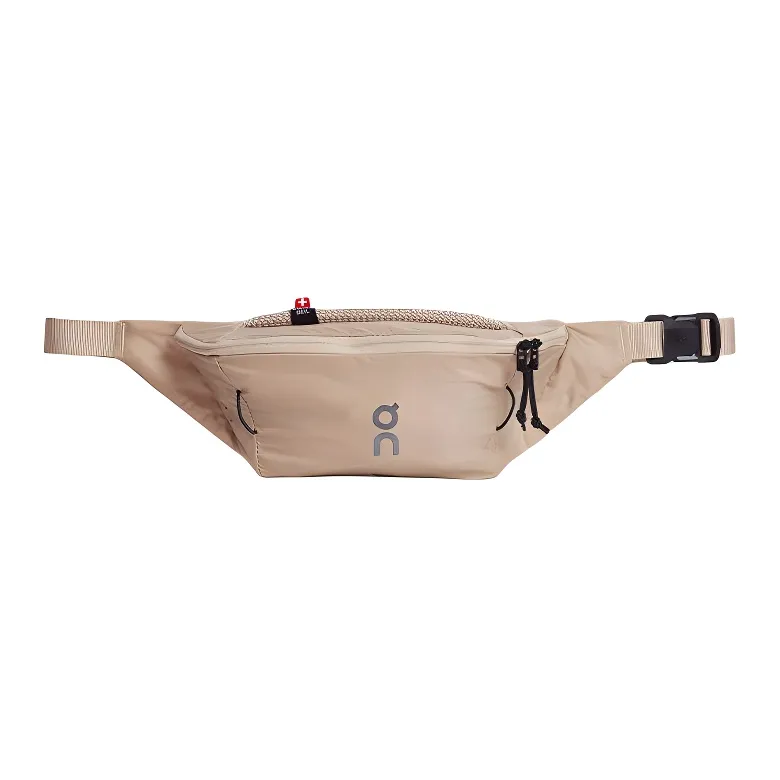 On Nylon Sling Bag, Fanny Pack Unisex Beige