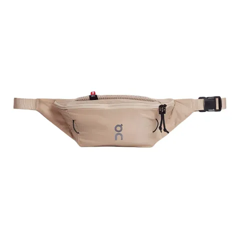 On Nylon Sling Bag, Fanny Pack Unisex Beige