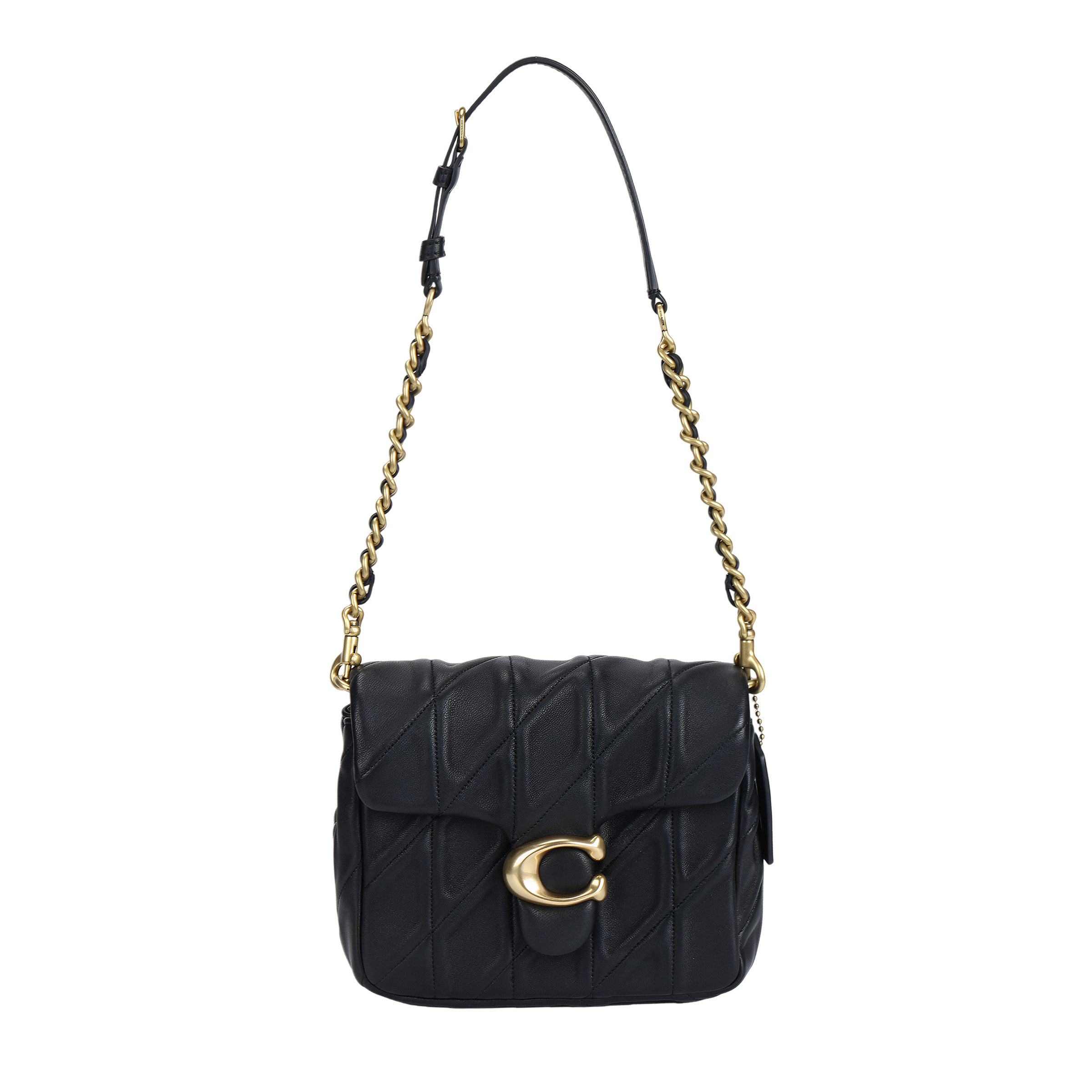 Женская сумка COACH Times Square Tabby 17 (черная)