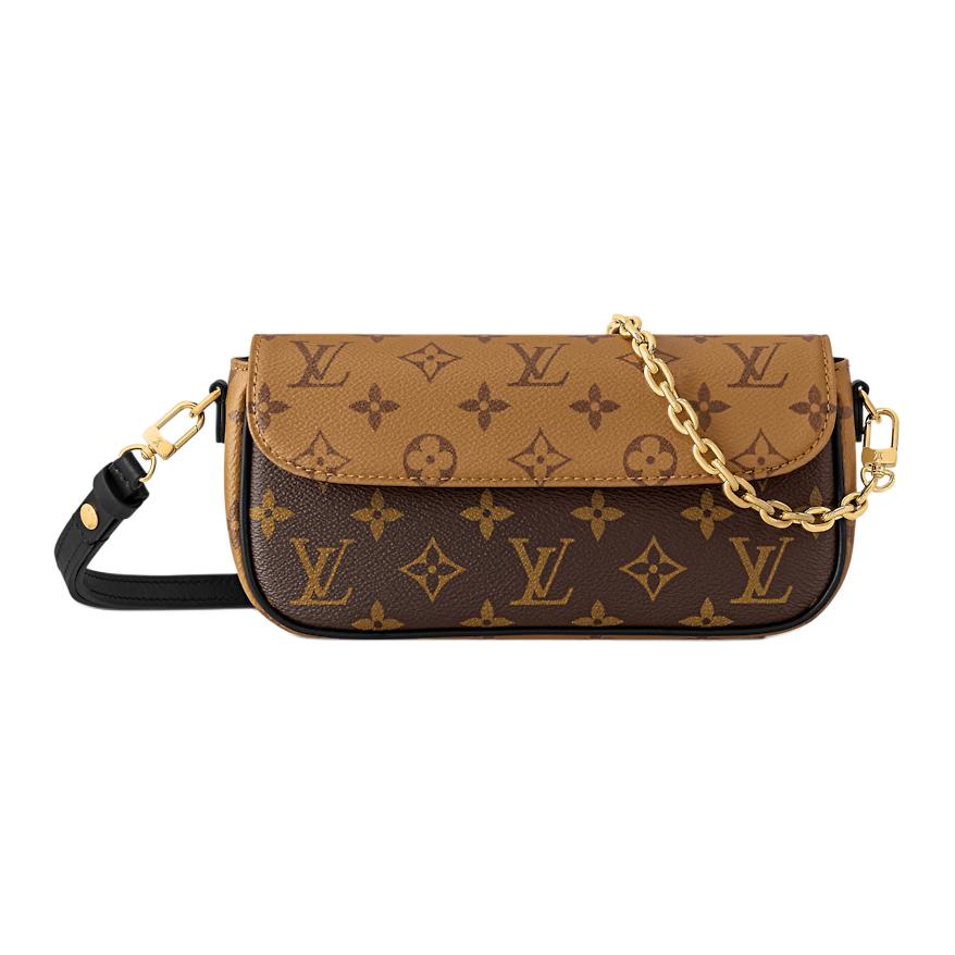 Сумка Louis Vuitton Ivy Wallet On Chain Ivy (коричневая)