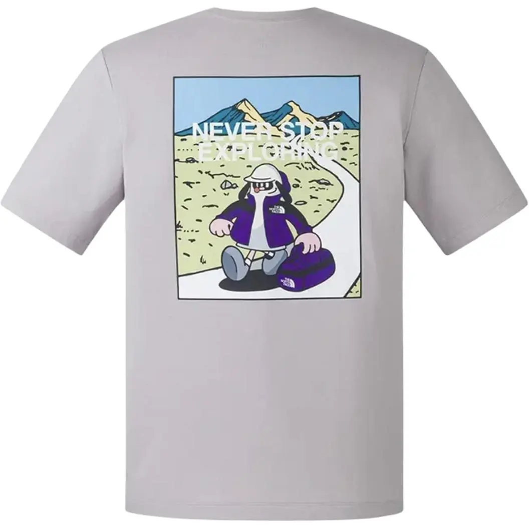 THE NORTH FACE x TDC Quick Dry T Shirts Unisex Moon Shadow Gray