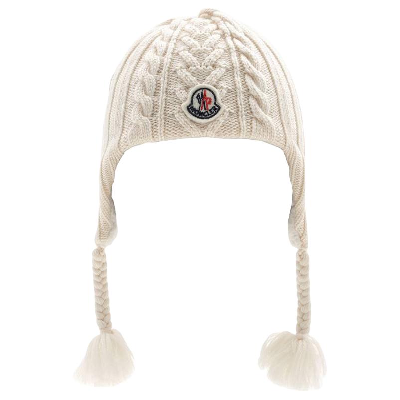 Шапка Moncler E2-951-9924205A9270-034 (белая)