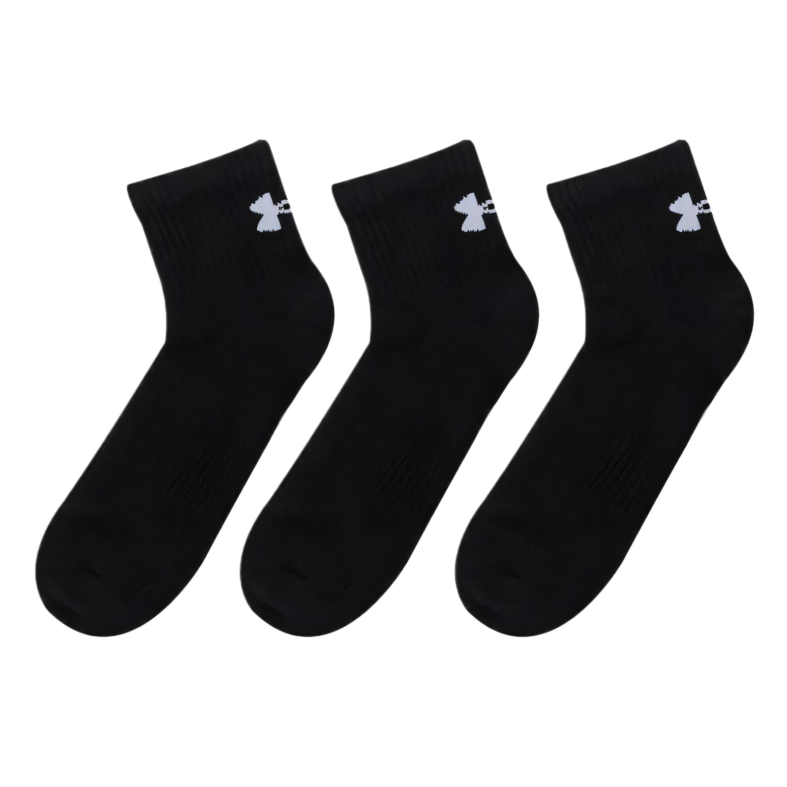 Under Armour Ankle Socks Unisex 3 Pack Black