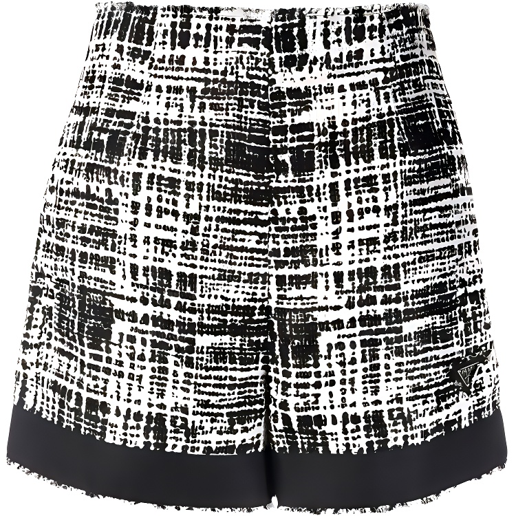 PRADA Re Nylon SS22 Casual Shorts Women's Black