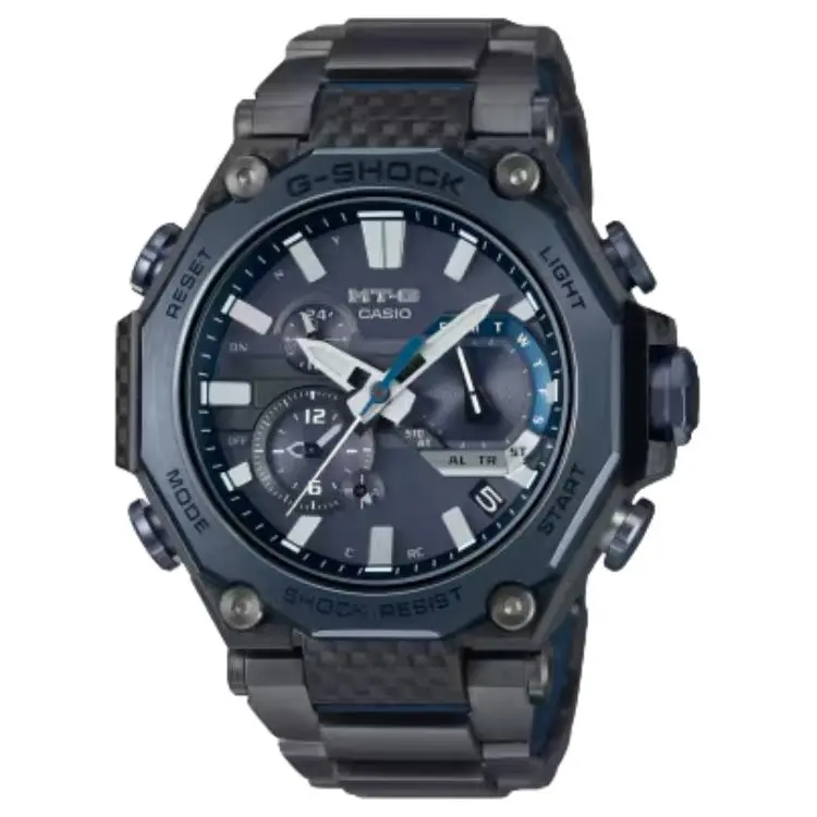 CASIO MTG B2000 Collection 200m Waterproof Solar Quartz Movement Composite Material Strap Watch