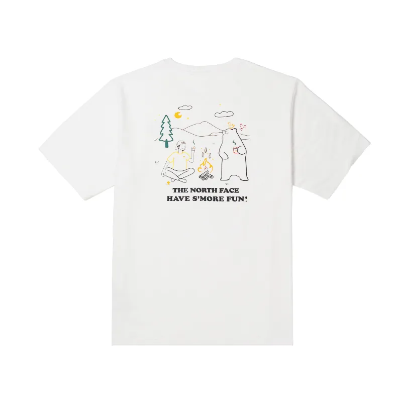 THE NORTH FACE SS25 T Shirt Unisex Snow Peak White