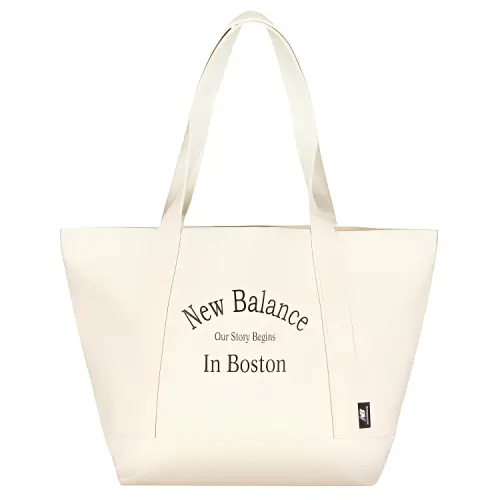 New Balance Fabric Handbag, Shoulder Bag Unisex Ivory White