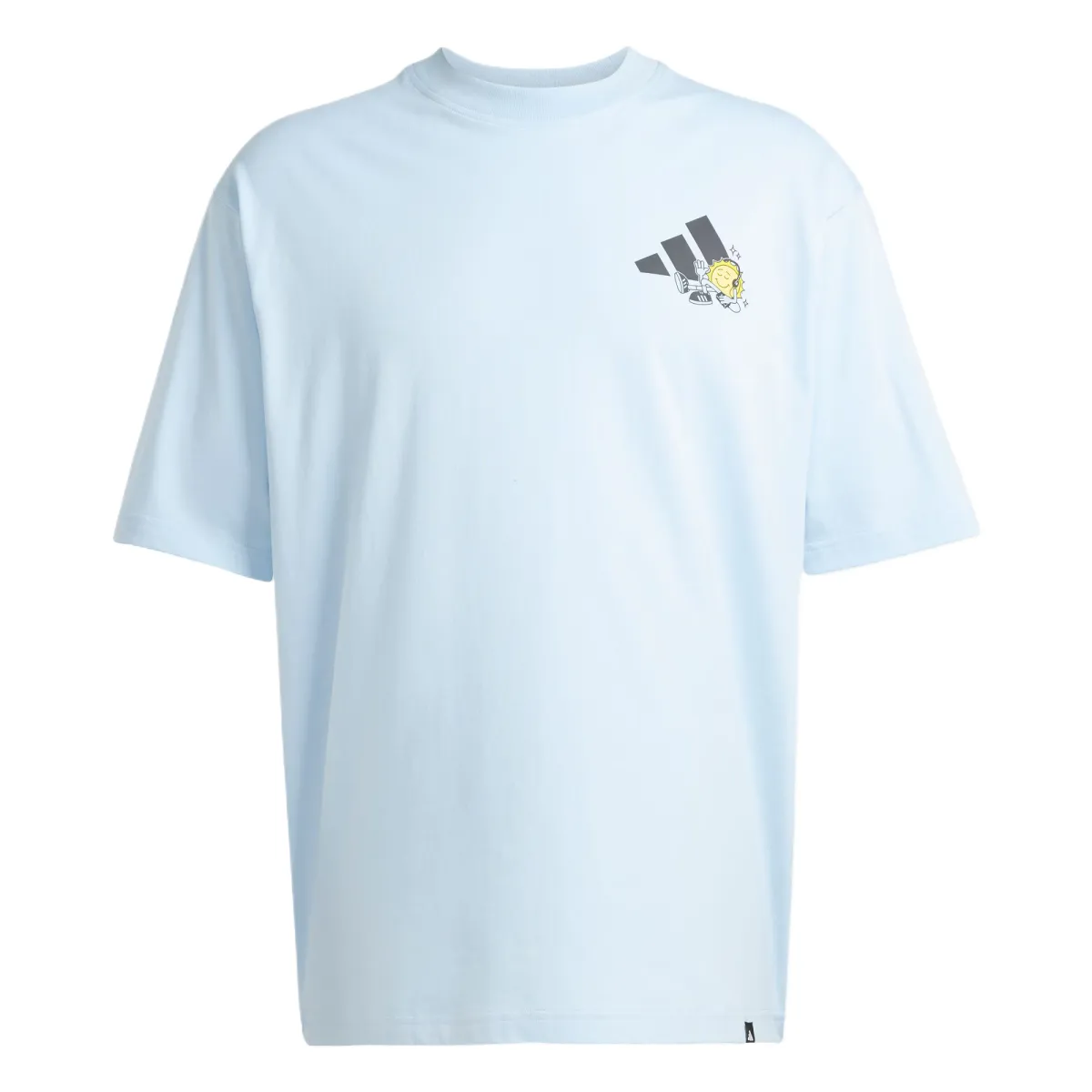 Adidas POSITIVITY SUN GRAPHIC T SHIRT T Shirt Unisex Light Blue